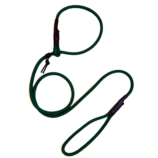 Forest Green Slip Leash